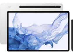 Tablet SAMSUNG Galaxy Tab S8+ (12.4'' - 128 GB - 8 GB RAM - Wi-Fi - Plata)