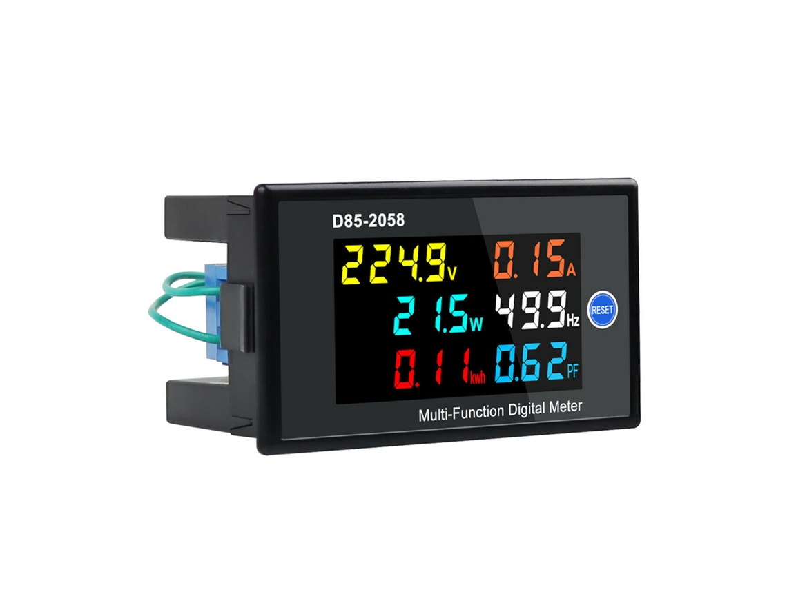 Medidor Digital Monofásico Multifunción Lcd