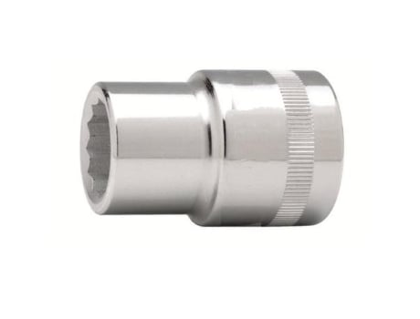 Llave vaso cuadradillo 1/2 boca bihexagonal serie corta metrica m-11