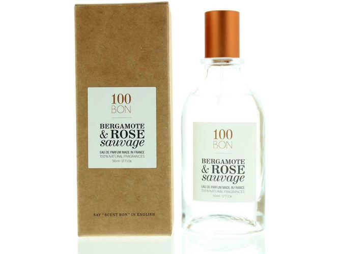 Perfume 100BON Bergamote & Rose Sauvage Refillable Eau de Parfum (50 ml)