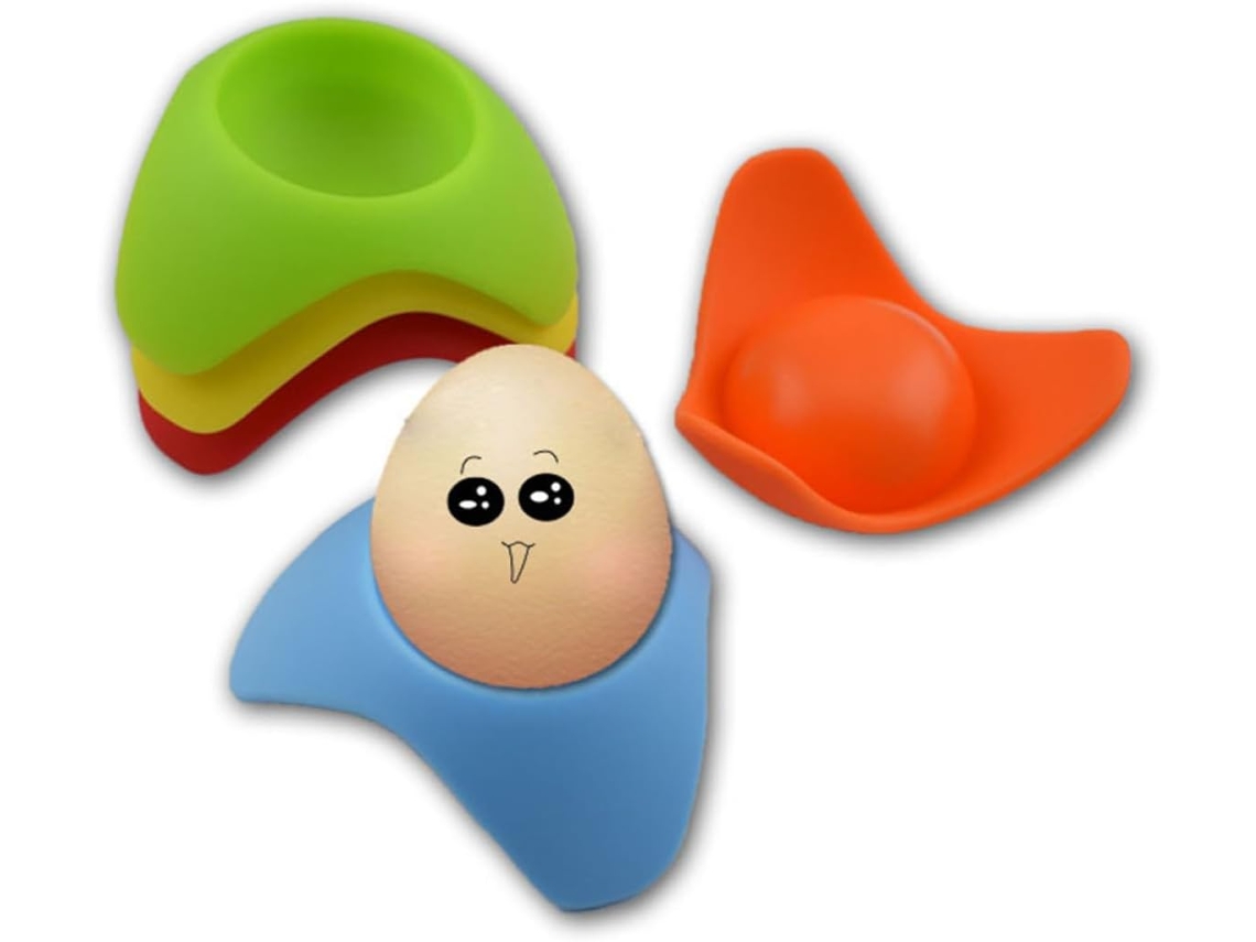 Paquete 6 De Hueveras Silicona Para Huevos
