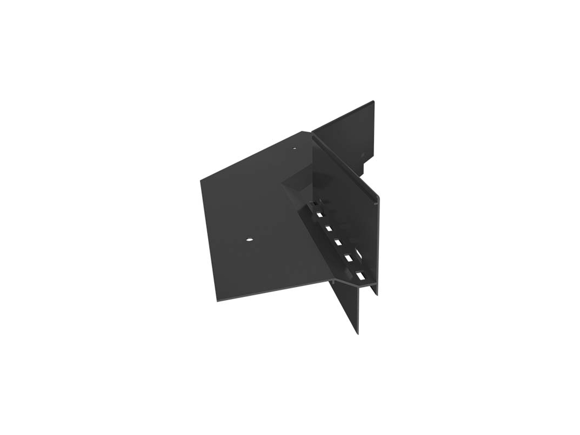 Esquina RENOPLAST interior de aluminio 135 para perfil de alero W60 Grafito Acabado de terrazas balcone Suelos ventilados elevados