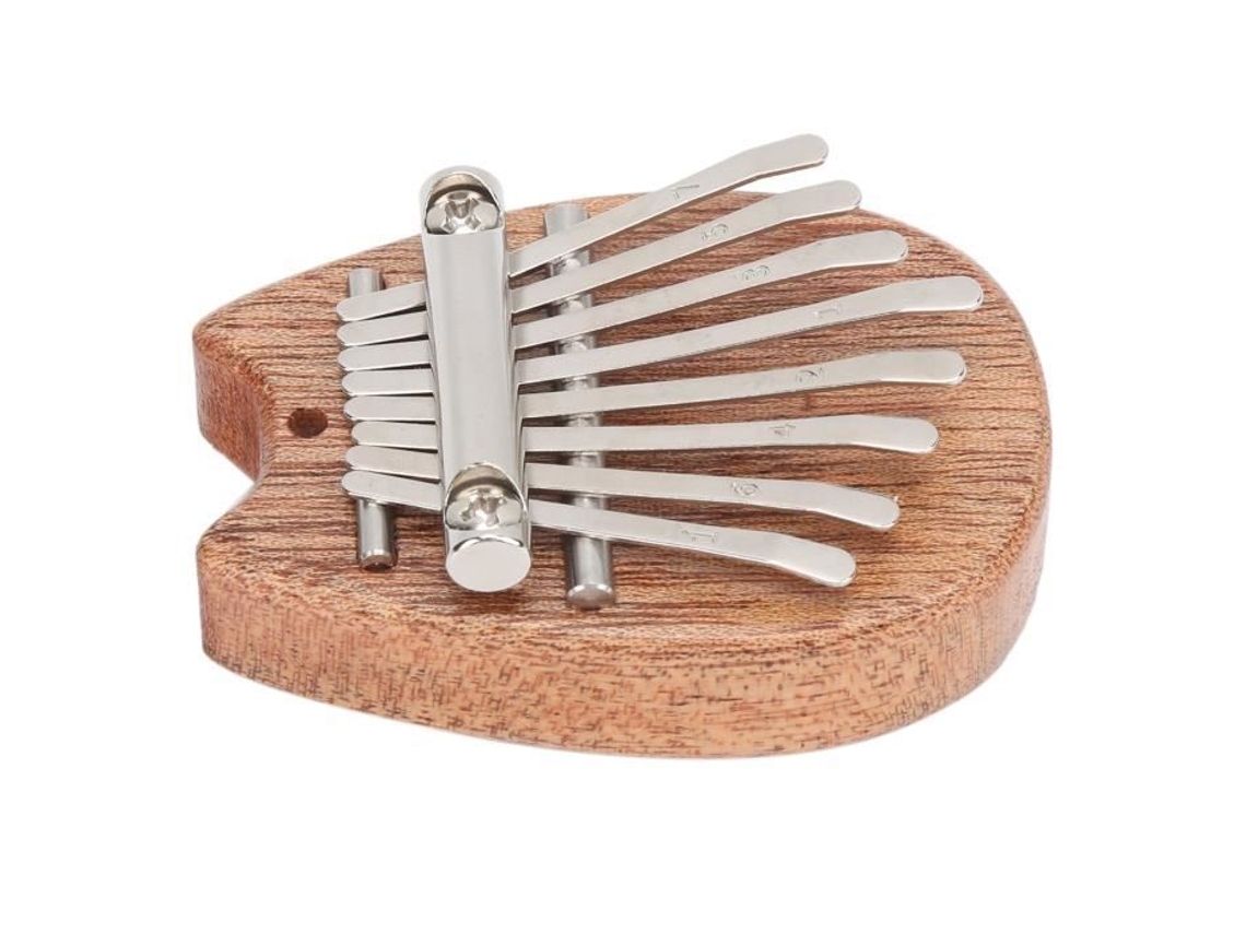 Kalimba De 8 Tonos, Mini Piano De Pulgar, Regalo Para Niños, Instrumentos De Ocio Al Aire Libre, Forma De Oreja De Gato*.