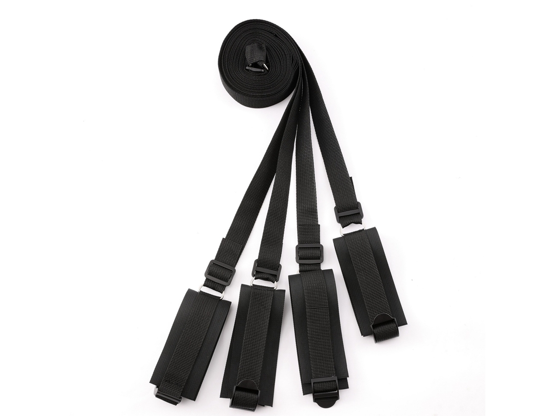 4pcs Correas Ajustables De Nylon Para Muñecas Y Tobillos Set De Correas De Cama