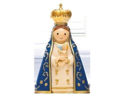 Figura Decorativa LITTLE DROPS OF WATER Nuestra Señora de Lapa (Azul - Resina)