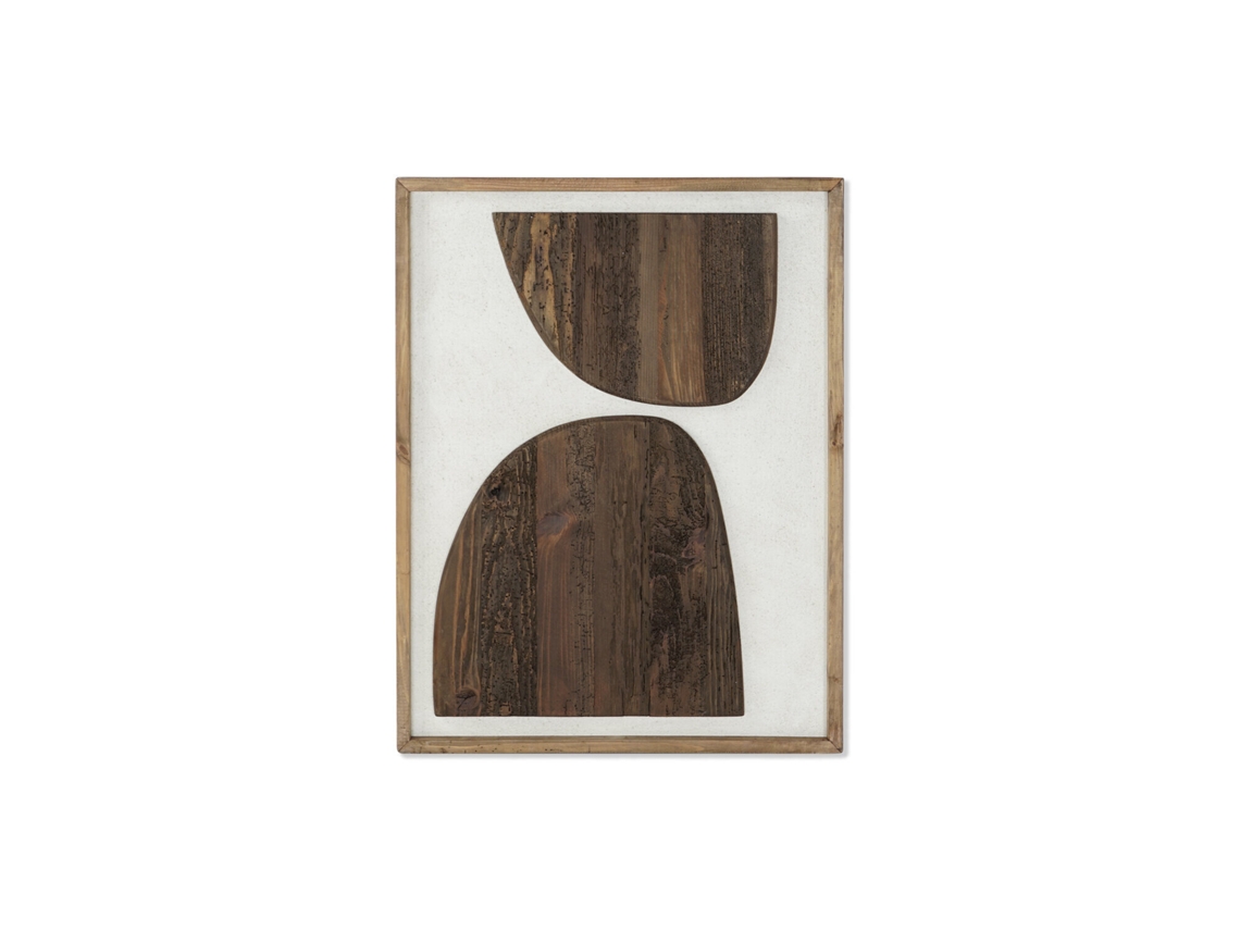 Cuadro Madera Reciclada Blanco 62x4x82cm