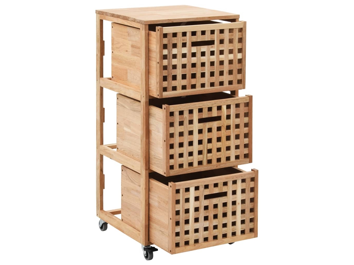 Maison Exclusive - Mueble De Baño Madera Maciza De Nogal 41x41x91 Cm