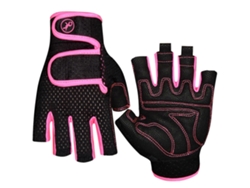 (rosa, Talla S) Guantes Unisex De 3/4 Dedos Cortos, Adecuados Para Ciclismo Y Ciclismo De Montaña.