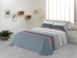 Colcha JVR Milos (Poliéster - Azul - 250 cm)