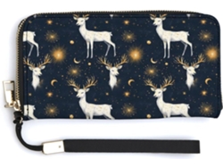 Cartera Cuero Con Cremallera Para Mujer Diseño Estampado
