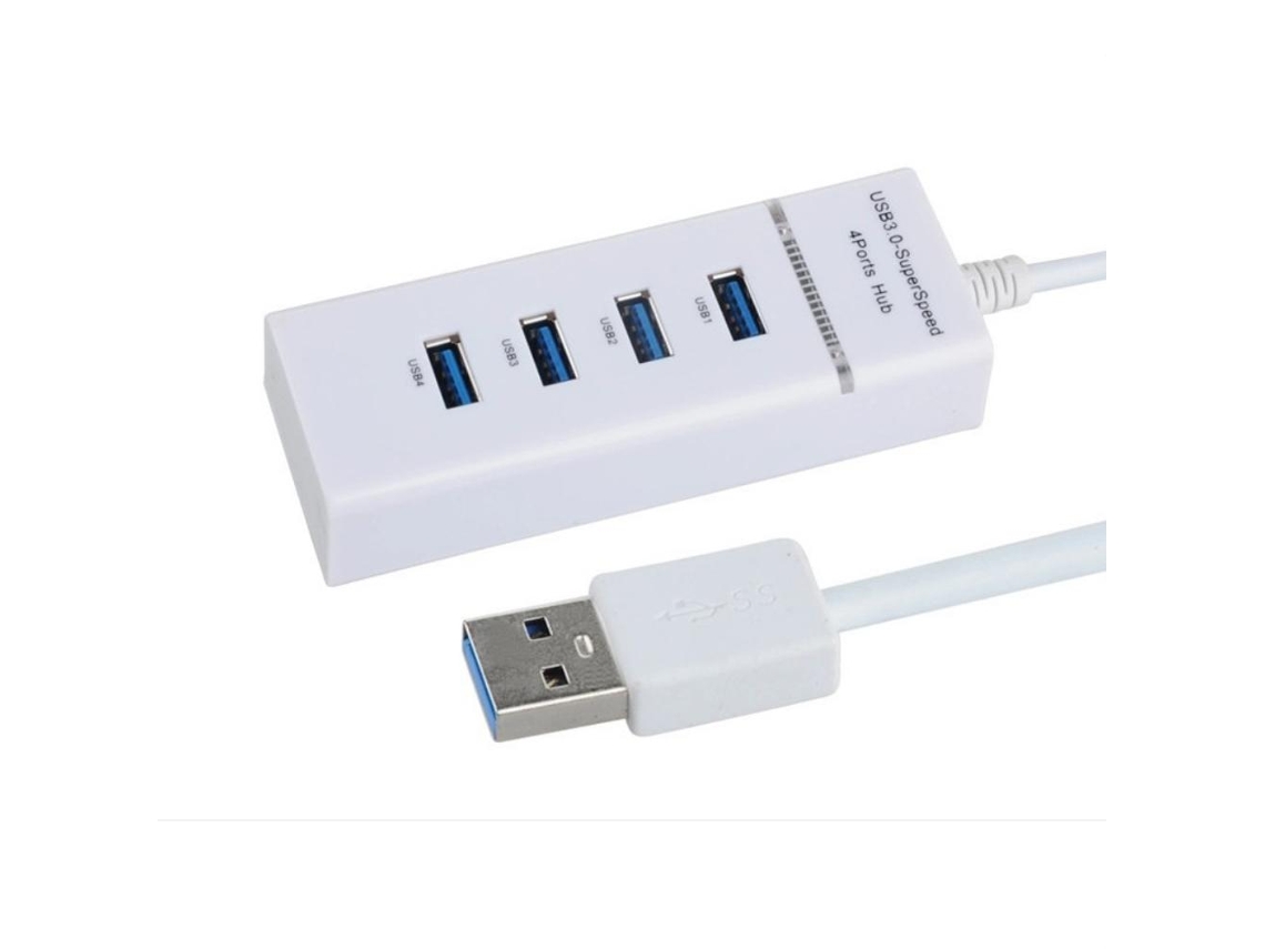 Adaptador Principal Hub Usb 3.0 De 4 Puertos Splitter De Extensión Usb 3.0 (expansión De 4 Puertos Transferencia Usb3.0)
