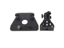 Adaptador Ajustable De Tubo De Satélite De Metal Negro Resistente A La Intemperie Para Antena Parabólica Starlink Gen 3 V3