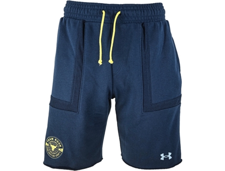 Pantalones Cortos de Hombre para Deporte UNDER ARMOUR Project Rock Heavyweight Azul (shoes//eu/XS)