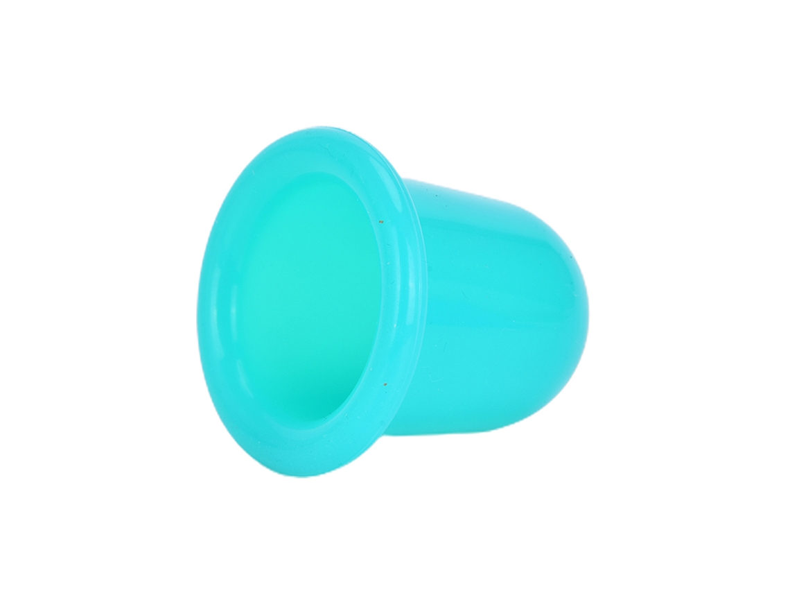 (verde) Copa De Masaje De Silicona Con Ventosa Al Vacío
