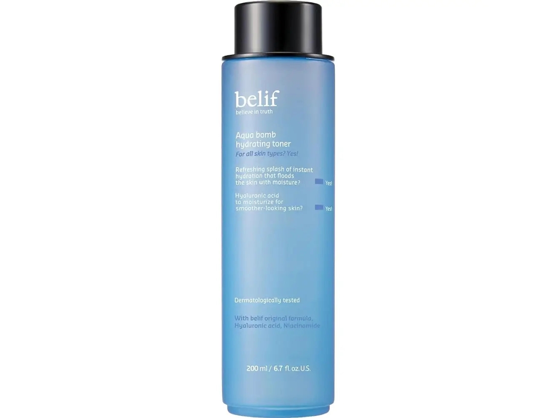 Belif Aqua Bomb Hydrating Toner Tónico Facial Hidratante 200 Ml.