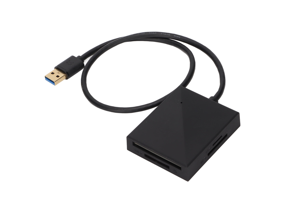Lector De Tarjetas Usb 3.0 Con 4 Ranuras Para Tarjetas, Concentrador De Tarjetas Compatible Con Tarjetas De Memoria,