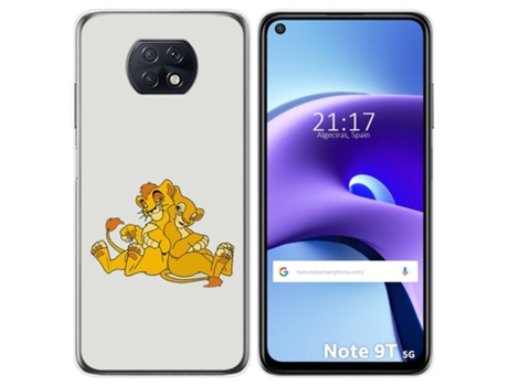 Carcasa Xiaomi Redmi Note 9T 5G TUMUNDOSMARTPHONE Dibujos Multicolor