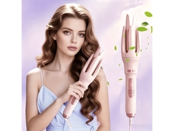 Tenaza Rizadora Automática Iónica Cuatro Niveles Temperatura Doble Voltaje Portátil Viaje Apta Todo Tipo Cabello