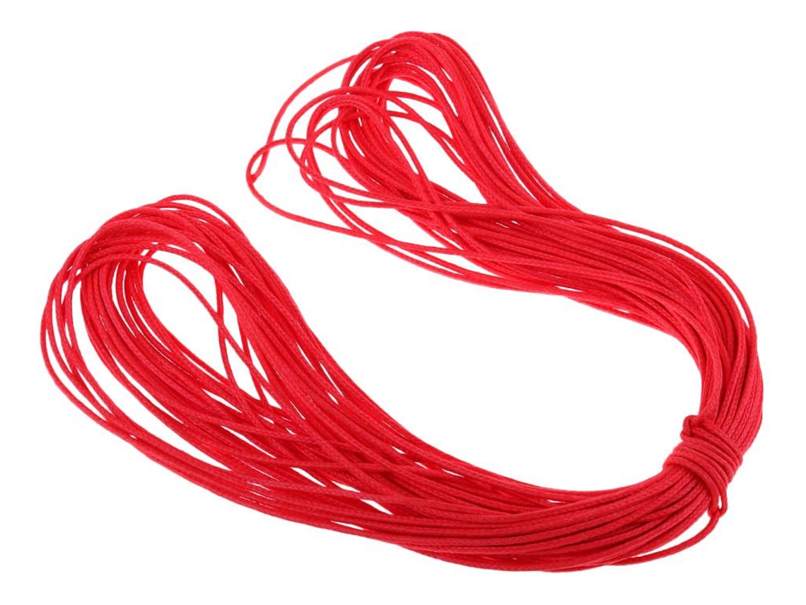 Línea Trenzada 10m Rojo
