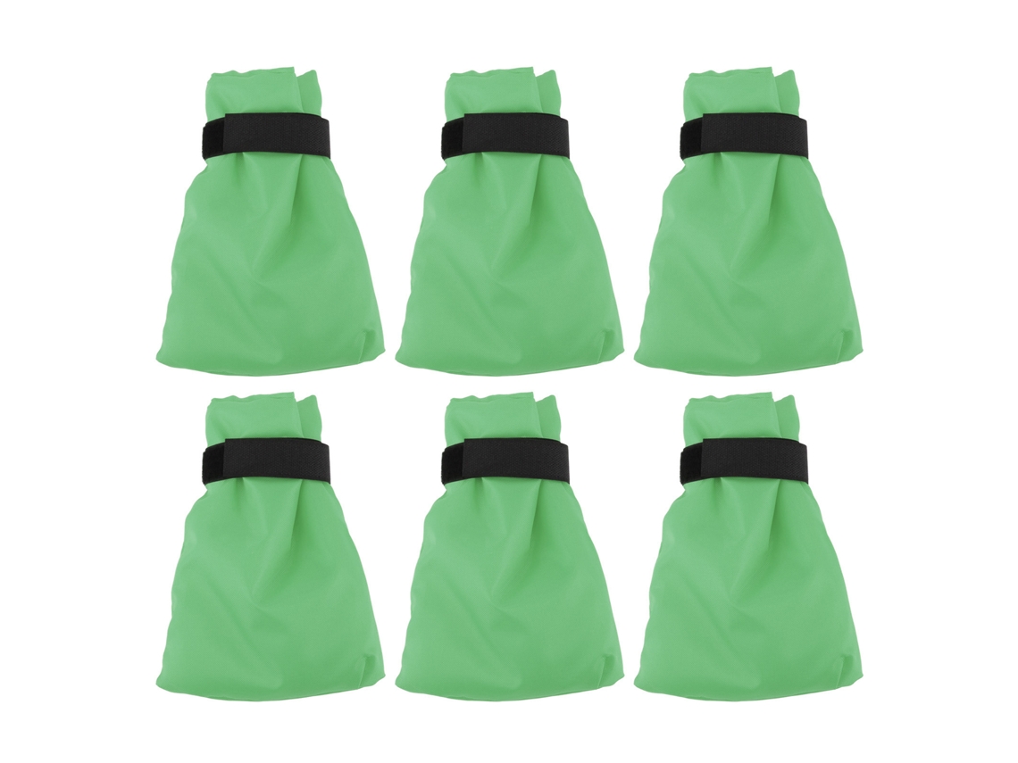 6 cubiertas de grifo gruesas, protección contra heladas, impermeables, para exteriores, color verde invierno.