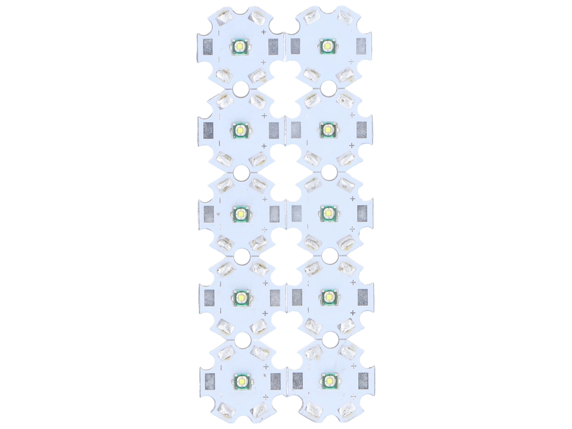 Rebe-bombilla Led Chip Super Brillo 3w 6000‑6500k Luz Blanca Para Tráfico Paisaje Interior