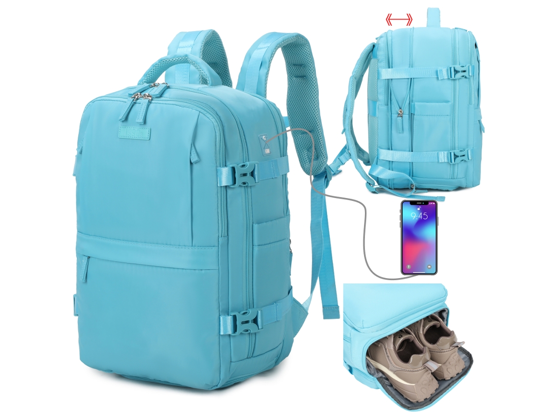 Mochila De Cabina Expandible 1990s Ryanair Azulclaro (40x25x20-25cm - 20l-25l)