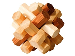 Puzzle FRIDOLIN (Madera - Beige - 9 x 9 x 9 cm)