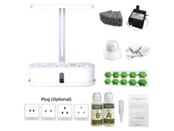 Sistema De Cultivo Hidropónico De Interior Con Luz Led De Espectro Completo, 2,5 L, 10 Recipientes, Temporizador Automático.