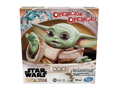 Juego de Mesa HASBRO Operación Juego: Star Wars The Mandalorian Edition Game