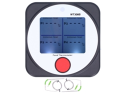Termómetro Lcd Bluetooth Para Barbacoa Con Retroiluminación Para Medir La Temperatura De Alimentos En Picnics -40~300℃ Wt308b