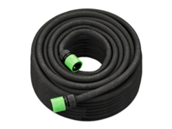 Relaxdays Mangueira De Gotejamento, 50 M, Para Regar Canteiros E Sebes, Mangueira, Jardim, Preta
