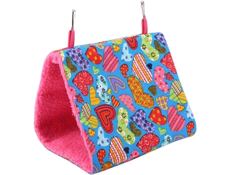 Warm Soft Bird Nest Triangle Hut Hamaca Para Mascotas Suministros Para Mascotas Bird Cage Toy ELKUAIE