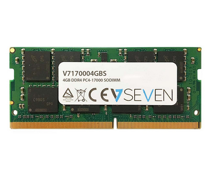 Memoria RAM DDR4 V7 V7170004GBS (1 x 4 GB - 2133 MHz - CL 15 - Verde)