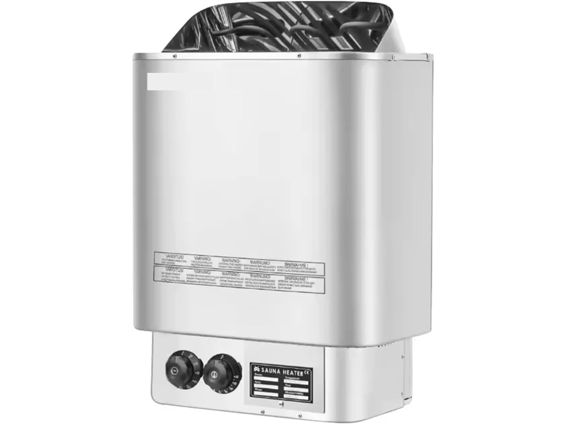 Calentador De Sauna Mini Spa De Vapor Seco Con Controlador Interior Sab De 9 Kw Y Acero Inoxidable