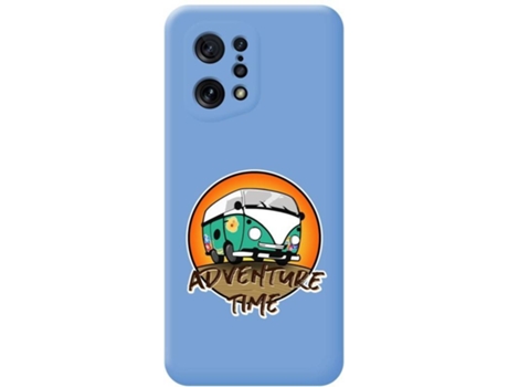 Carcasa para Oppo Find X5 5G TUMUNDOSMARTPHONE Silicona Líquida Dibujos Azul