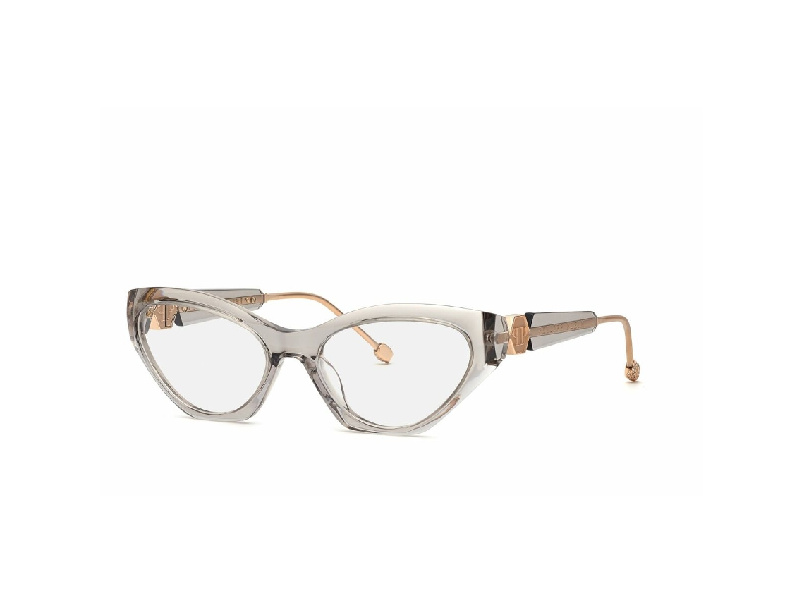 Montura De Gafas Mujer Philipp Plein Vpp069s-5503gu-22g (gris - Acetato - Ø 55 Mm)