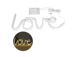 2026-luz De Neón Love Con Energía Usb/batería Lámpara Neon Para Fiesta Navidad Boda Decoración Luz Cálida