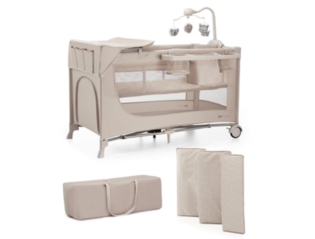 Cuna KINDERKRAFT Joy 2 com Acessórios (Beige)