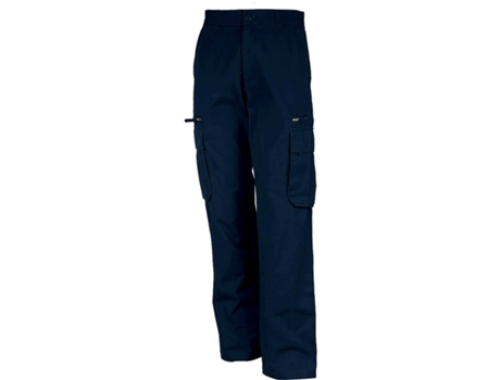 Pantalones para Hombre KARIBAN (52 - Algodón - Azul)