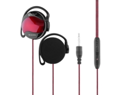 Fone De Ouvido Over The Ear Com Gancho, Cabo Trançado, Microfone E Controle Para Esportes Sn-q140s