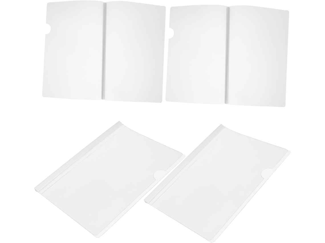 Juego De 10 Carpetas Transparentes B5 Para Informes Con Barra Deslizante, Carpetas De Plástico