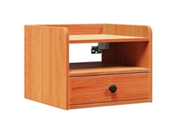 Maison Exclusive - Mesita De Noche Con Cajón Marrón Cera 38 X 36 X 29,5 Cm