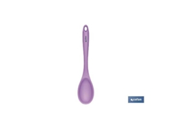Cuchara de cocina de silicona morada modelo vergini 27x5,7 cm