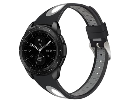 Correa de Silicona flexible para Samsung Galaxy Watch 46mm - negro/gris