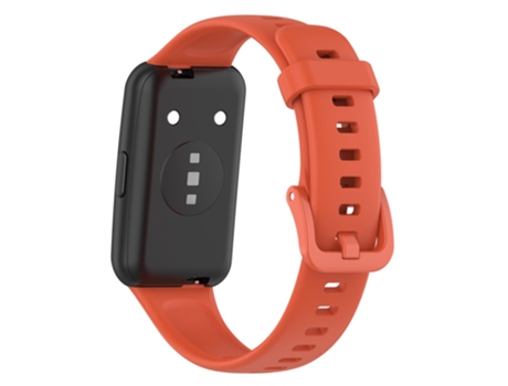 Correa de Silicona ajustable para Huawei Band 7 - rojo naranja