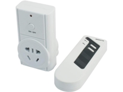 Adaptador Corriente Enchufe Australiano 3 Pines, 220 V Ca, 2200 Vatios, Control Remoto Tiempo Radio