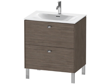 Pedestal de lavabo DURAVIT Brioso vertical 72,0 x 47,9 cm 2 cajones cajón superior incl. recorte de sifón y delantal para lavabo Viu 234473