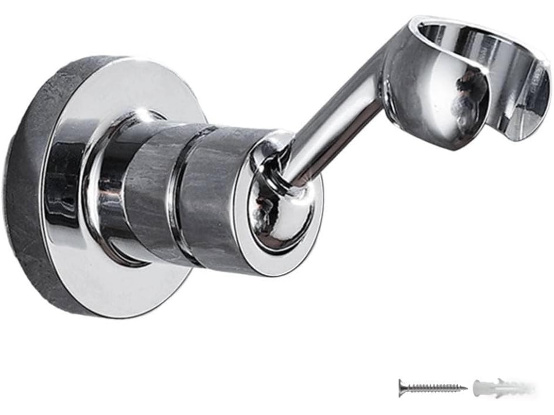 Soporte Para Cabezal De Ducha Giratorio De 360°, Cabezal De Ducha Ajustable Para Montaje En Pared Con Tornillos.