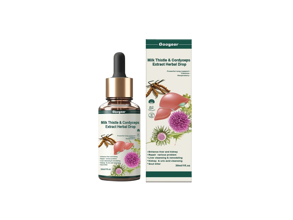Gotas orales de cardo mariano con Cordyceps Sinensis