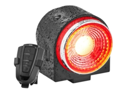 Luz trasera de bicicleta inteligente con alarma de freno IPX65, color negro Yizhood